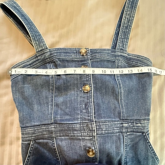 Express Women's Blue Denim Dress - Picture 5 of 6